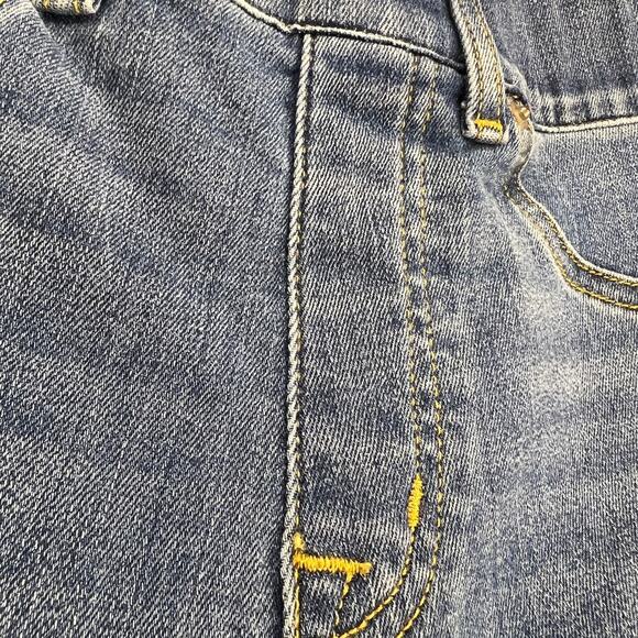 SPANX Seamed Front Wide Leg Pull On Stretch Jeans Vintage Indigo Wash Size S - Picture 9 of 16